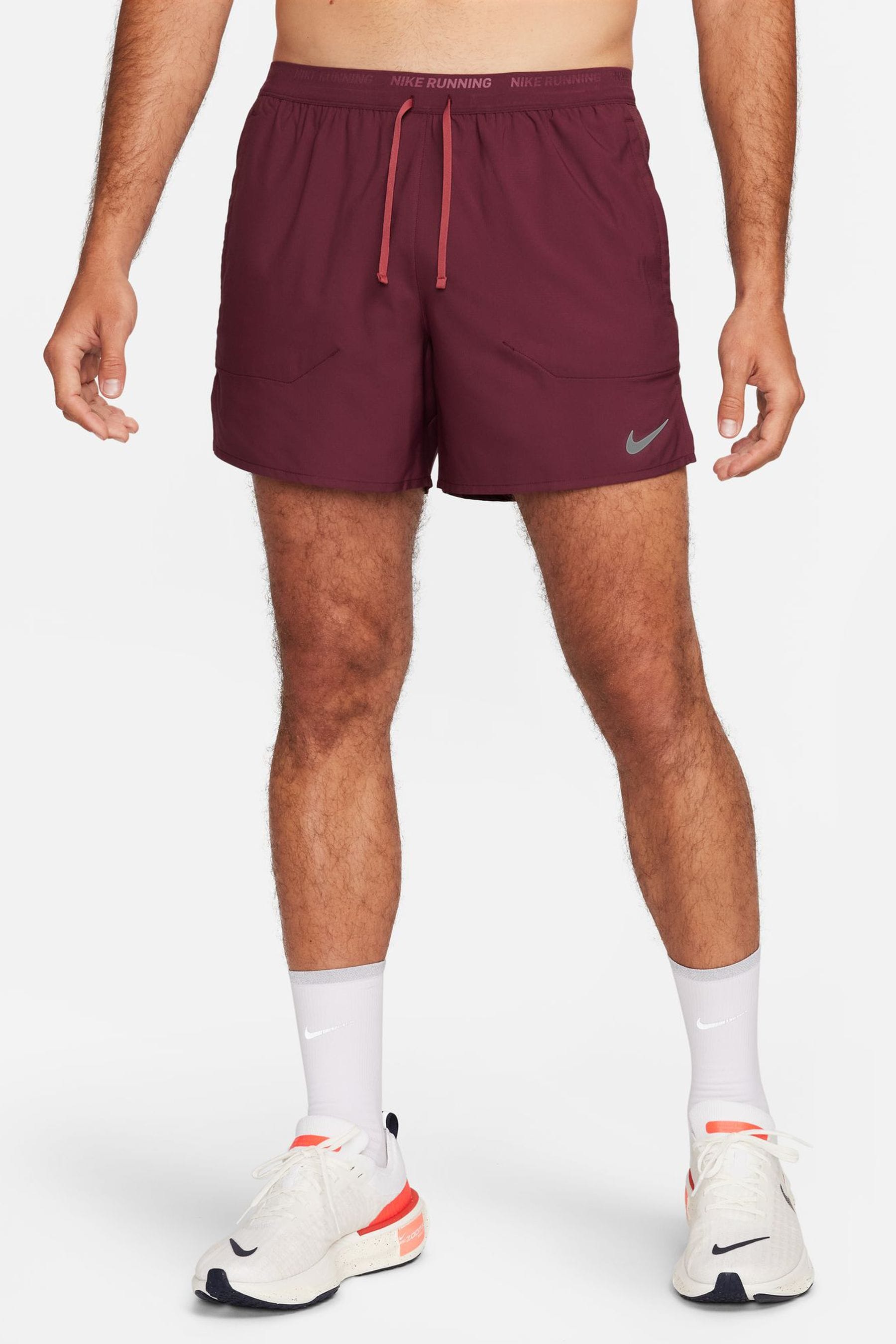 Buy Nike Burgundy Red Dri FIT Stride 5inch Brief Running Shorts from Next Ireland