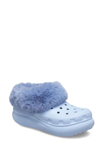 Crocs Blue Furever Crush Clogs
