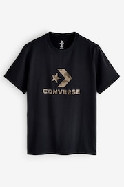 Converse Black Stitch Camo T-Shirt - Image 4 of 4