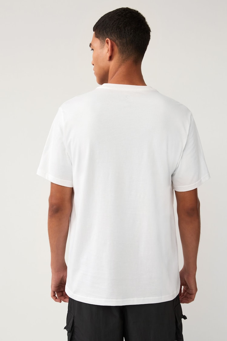 Converse White Standard Front Printed Graphic T-Shirt - Image 2 of 3