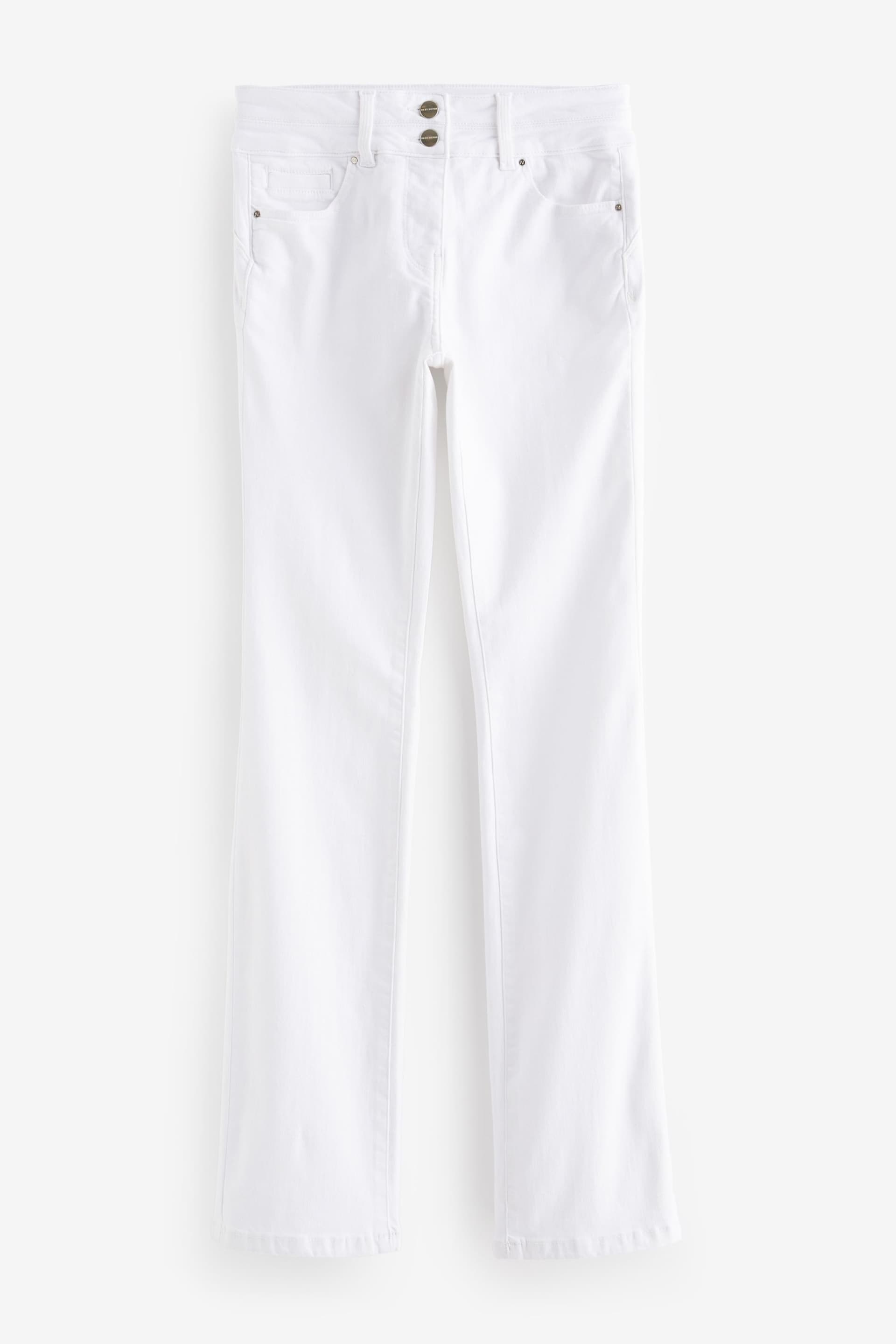 White Slim Lift And Shape Bootcut Jeans - Image 5 of 6