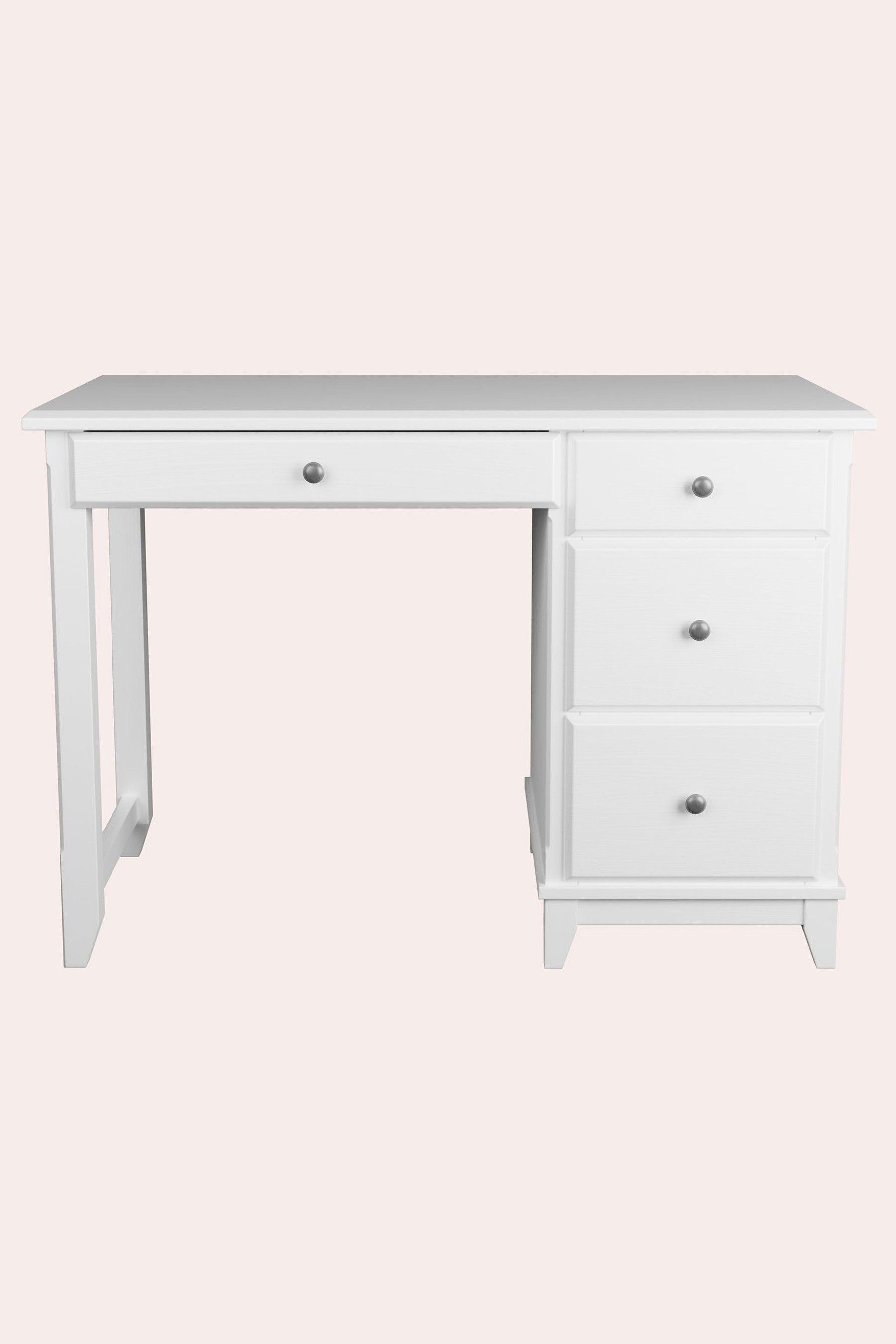Ashley white writing desk drawers hotsell