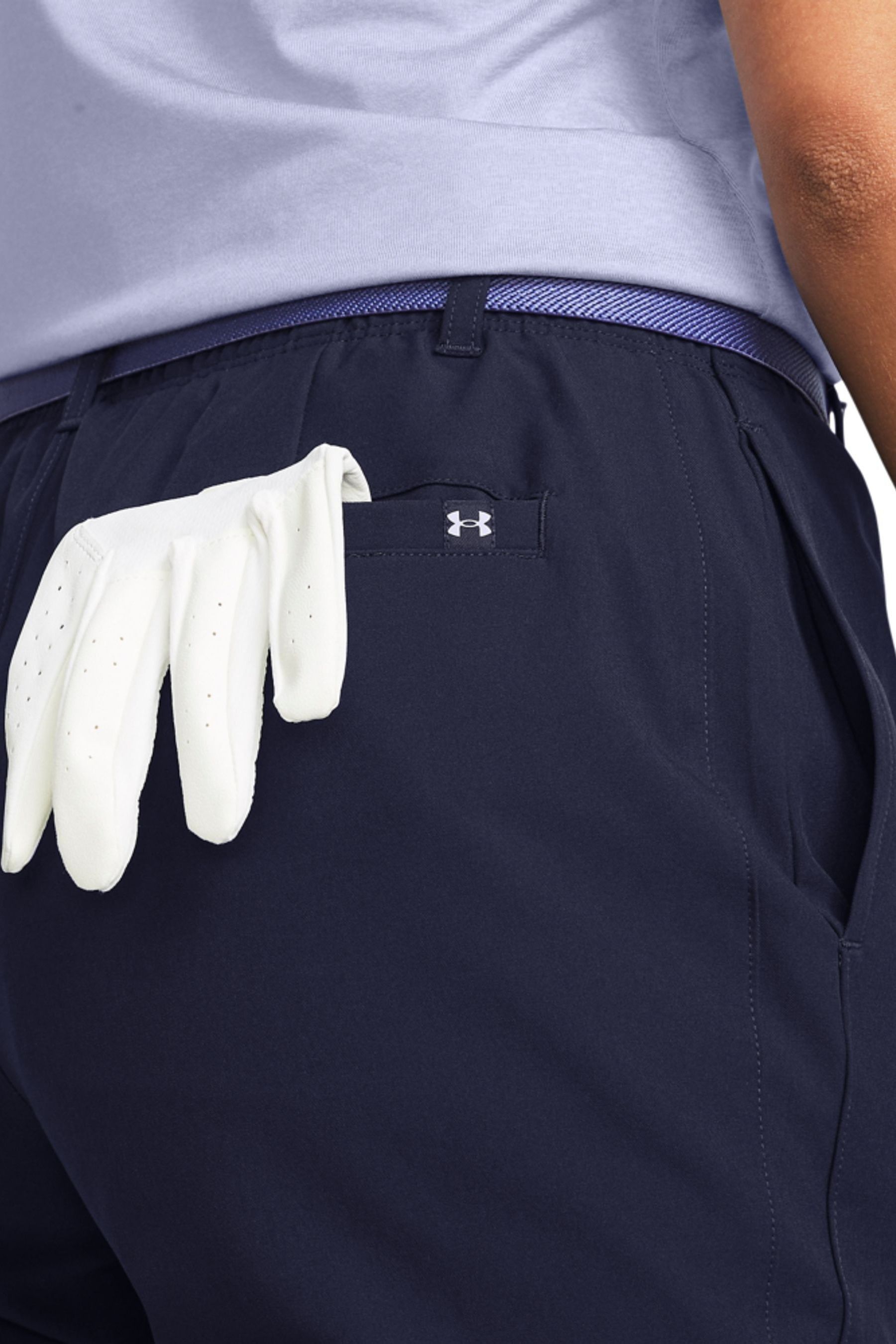 Buy Under Armour Navy Blue Grey Golf Trousers from Next Luxembourg