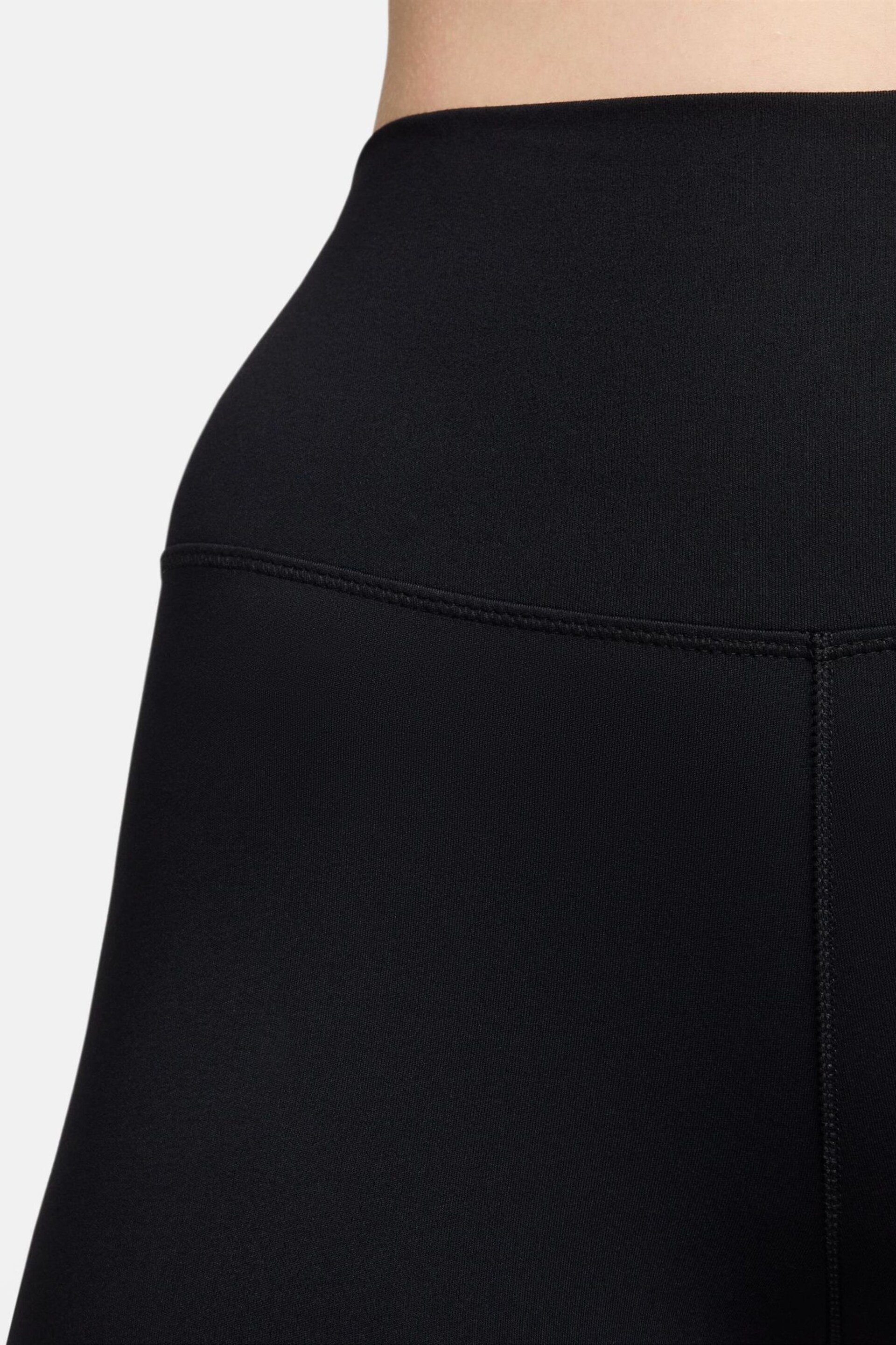 Nike Black One High-Waisted Crop Leggings - Image 4 of 9