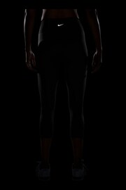 Nike Black One High-Waisted Crop Leggings - Image 9 of 9