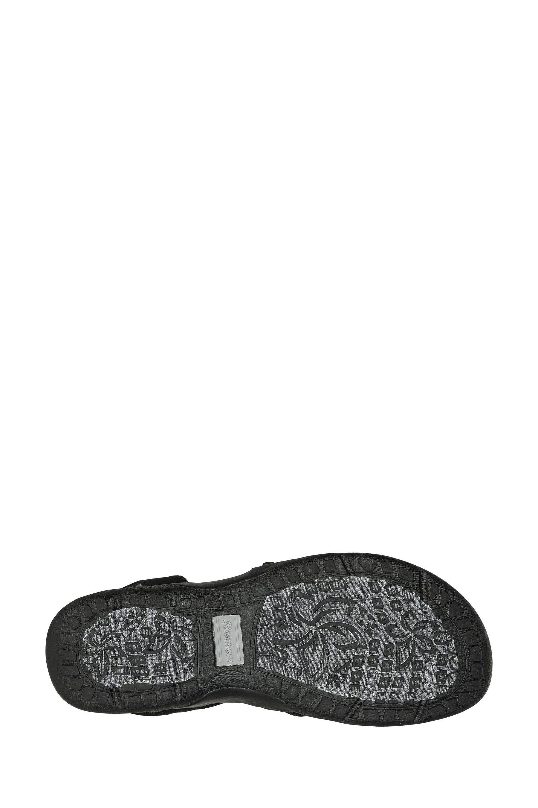 Buy Skechers Black Reggae Slim Sunnyside Sandals from the Next UK