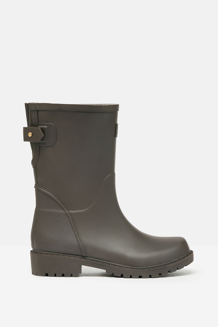 Joules Wistow Brown Adjustable Mid Calf Wellies - Image 1 of 7