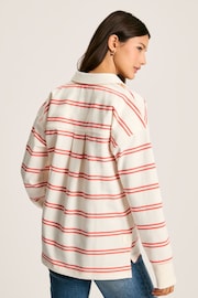 Joules Bayside Coral/White Cotton Deck Shirt - Image 2 of 8