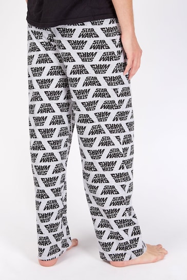 Character White Mens Star Wars Lounge Joggers