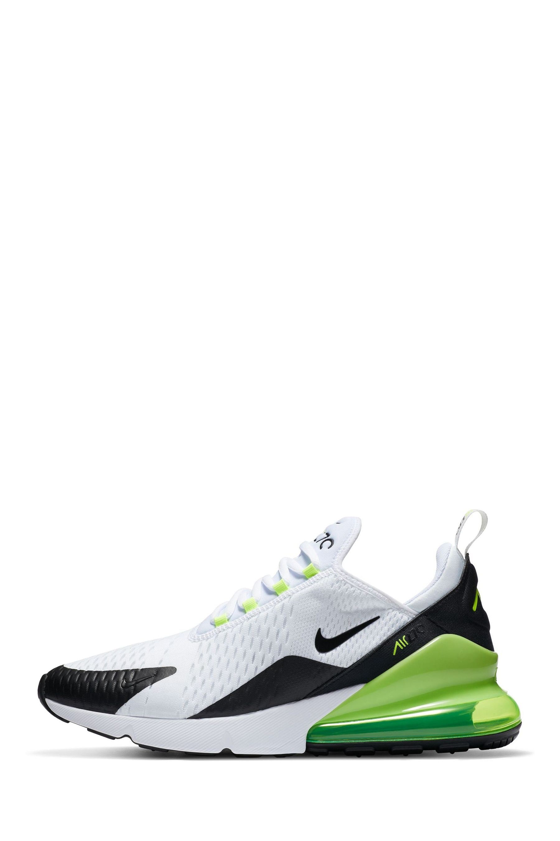 Nike Green White Air Max 270 Trainers