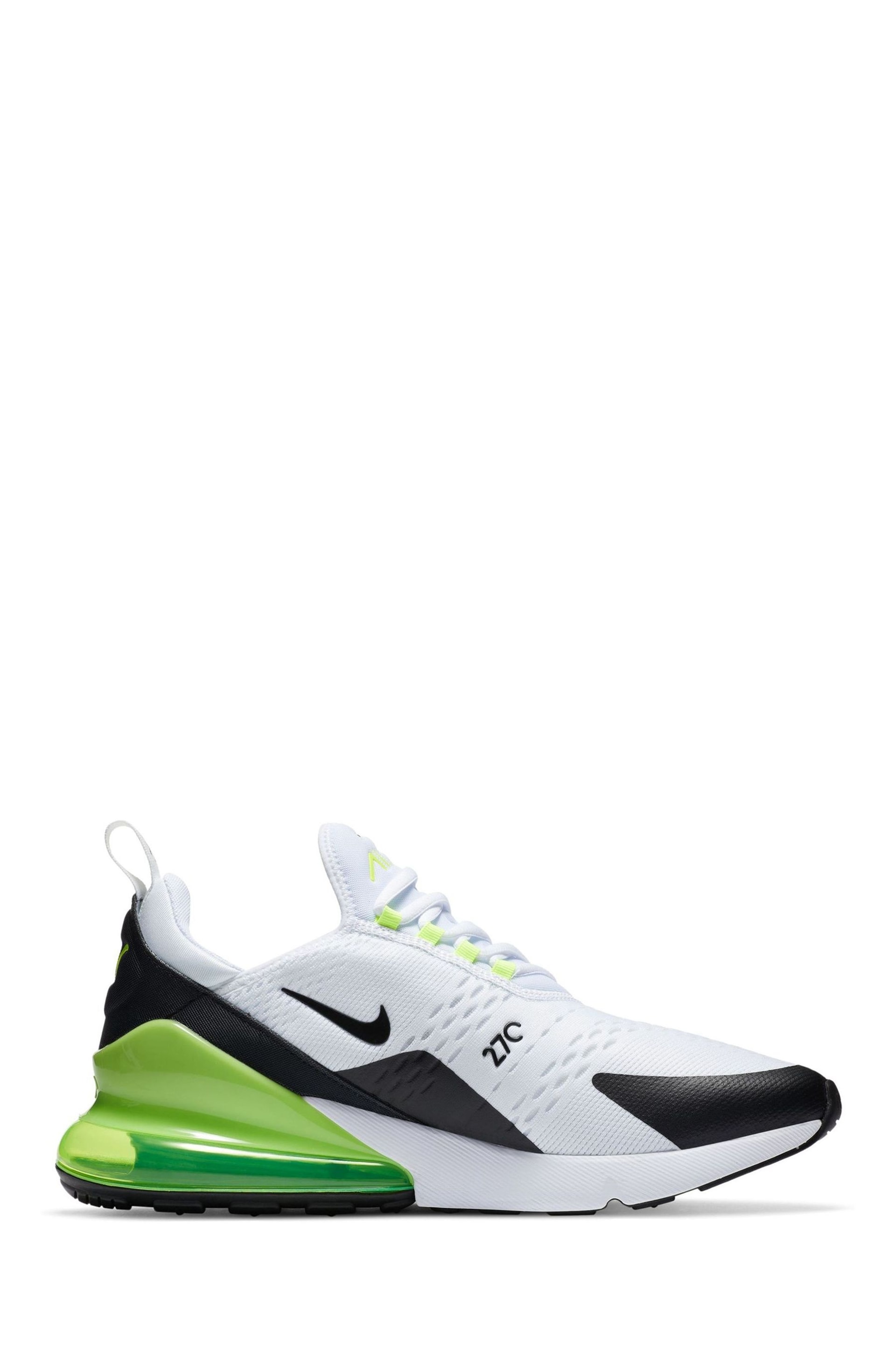 Nike Green/White Air Max 270 Trainers - Image 3 of 10