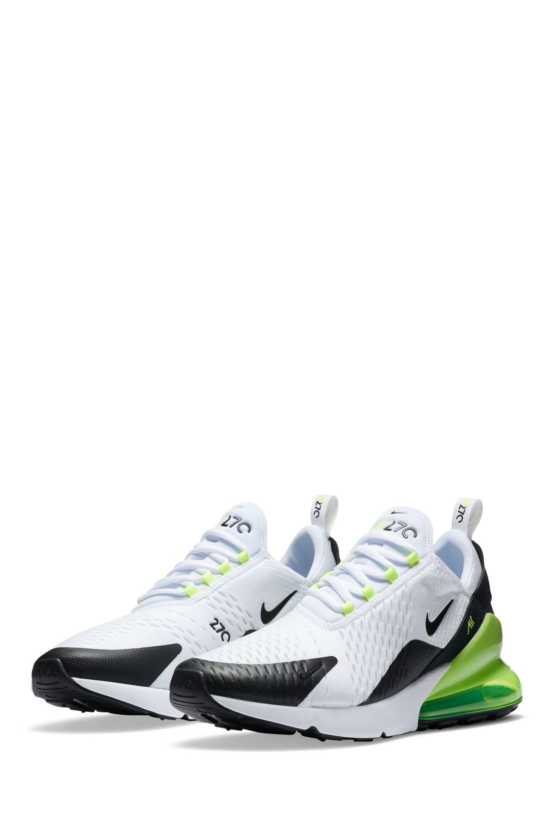 Nike Green/White Air Max 270 Trainers - Image 5 of 10