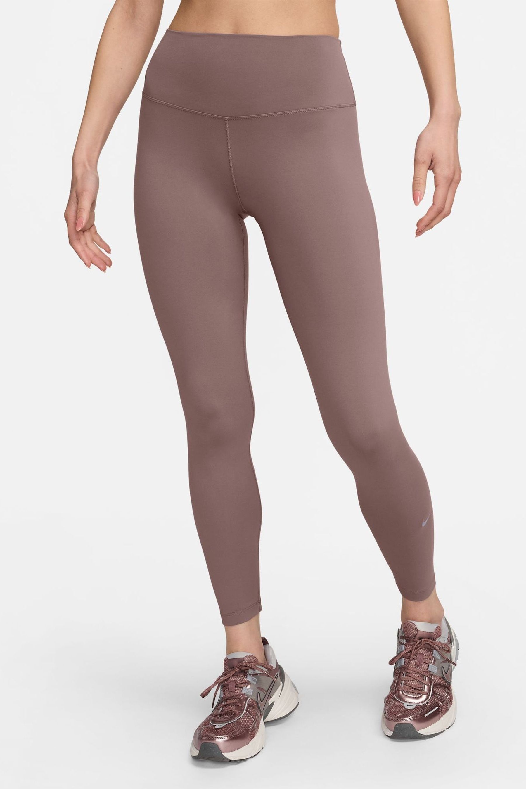 Buy Nike Brown Dri FIT One High Waisted Leggings from Next Luxembourg