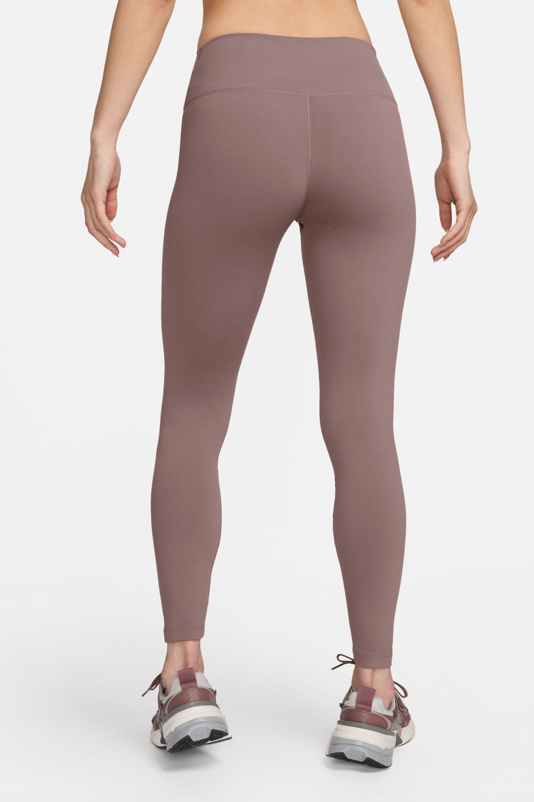 Buy Nike Brown Dri FIT One High Waisted Leggings from Next Belgium