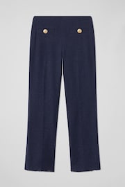 LK Bennett  Alexa Cotton Italian Tweed Trousers - Image 4 of 4
