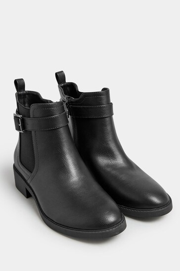 Yours Curve Black Wide Fit Extra-Wide Fit Formal Elite Boots