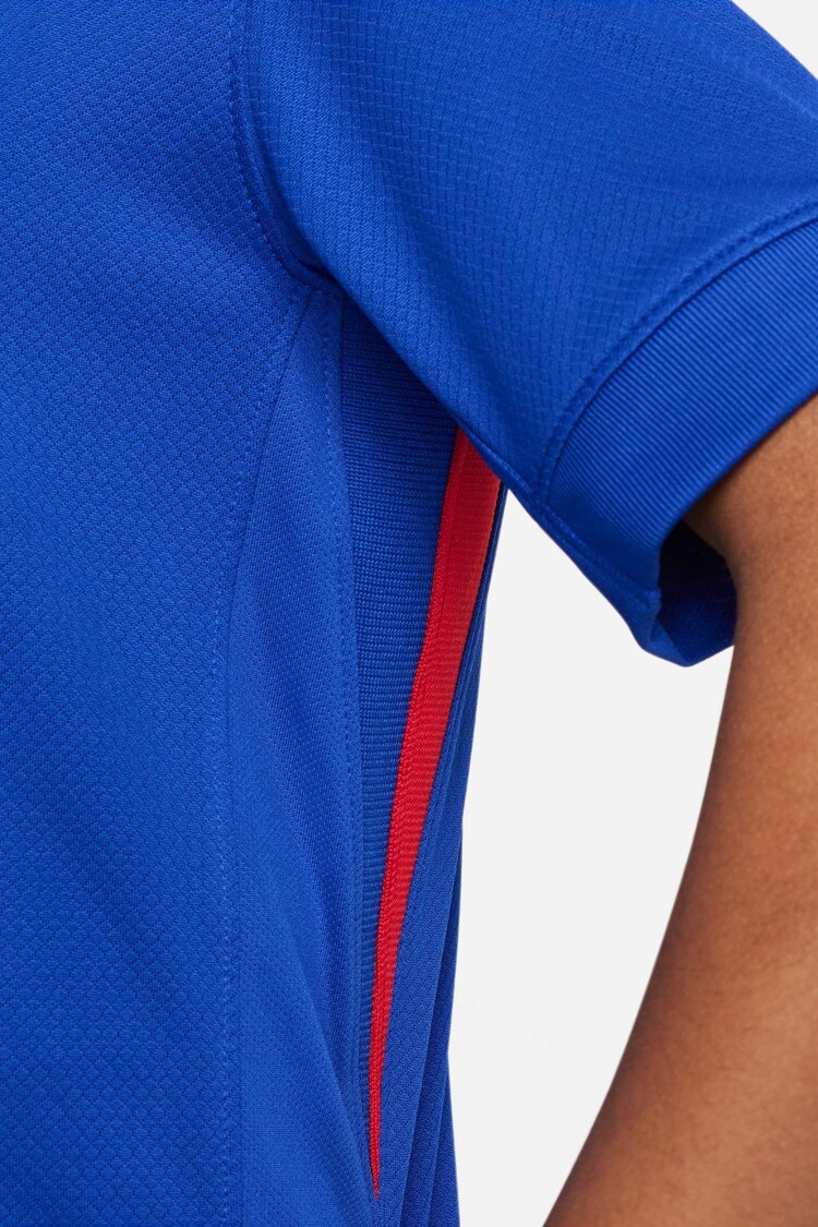 Nike Blue Jr. France Stadium Home Football Shirt - Image 6 of 10