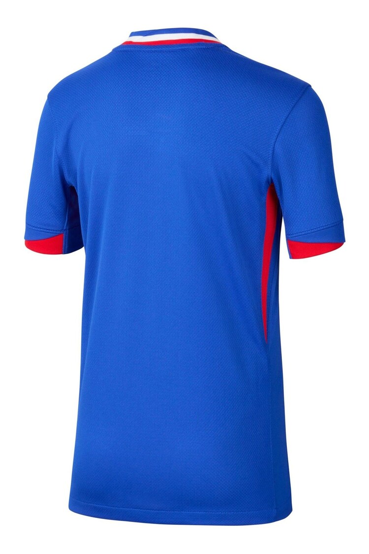 Nike Blue Jr. France Stadium Home Football Shirt - Image 8 of 10