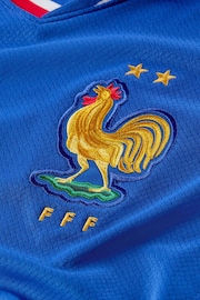 Nike Blue Jr. France Stadium Home Football Shirt - Image 9 of 10