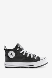 Converse Black/White Chuck Taylor All Star Malden Street Trainers - Image 1 of 9