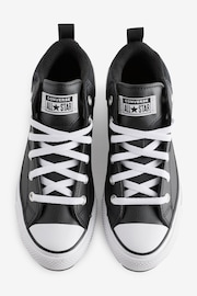 Converse Black/White Chuck Taylor All Star Malden Street Trainers - Image 6 of 9