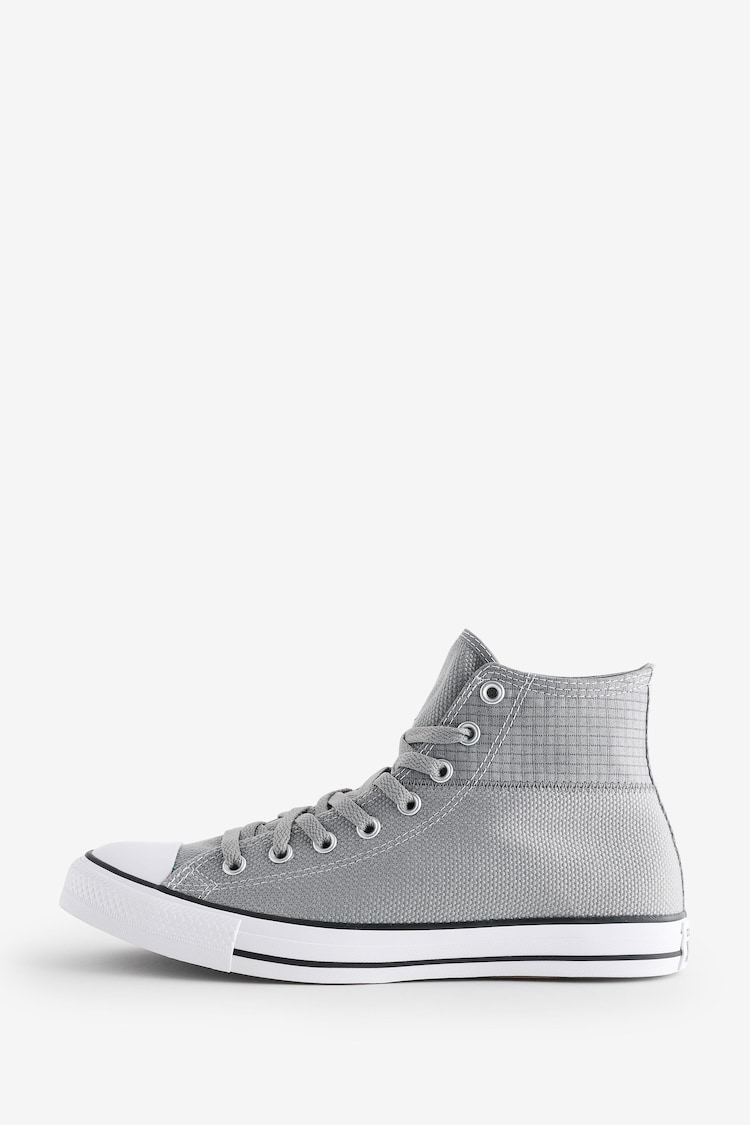 Converse Grey Chuck Taylor All Star High Top Trainers - Image 2 of 15