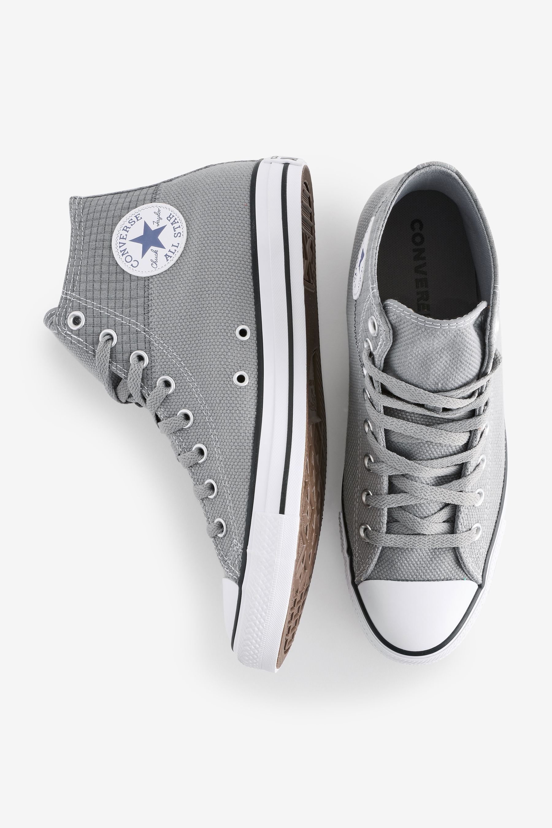 Silver grey converse sales
