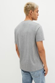 Lyle & Scott Grey Marl Lyle & Scott Crew Neck T-Shirt - Image 3 of 6