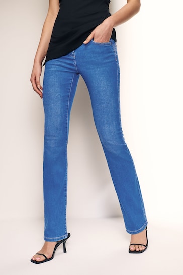 Bright Blue Slim Lift And Shape Bootcut Jeans
