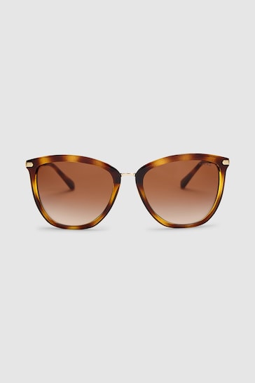 Ralph by Ralph Lauren Tortoiseshell Effect Gold Arm Sunglasses
