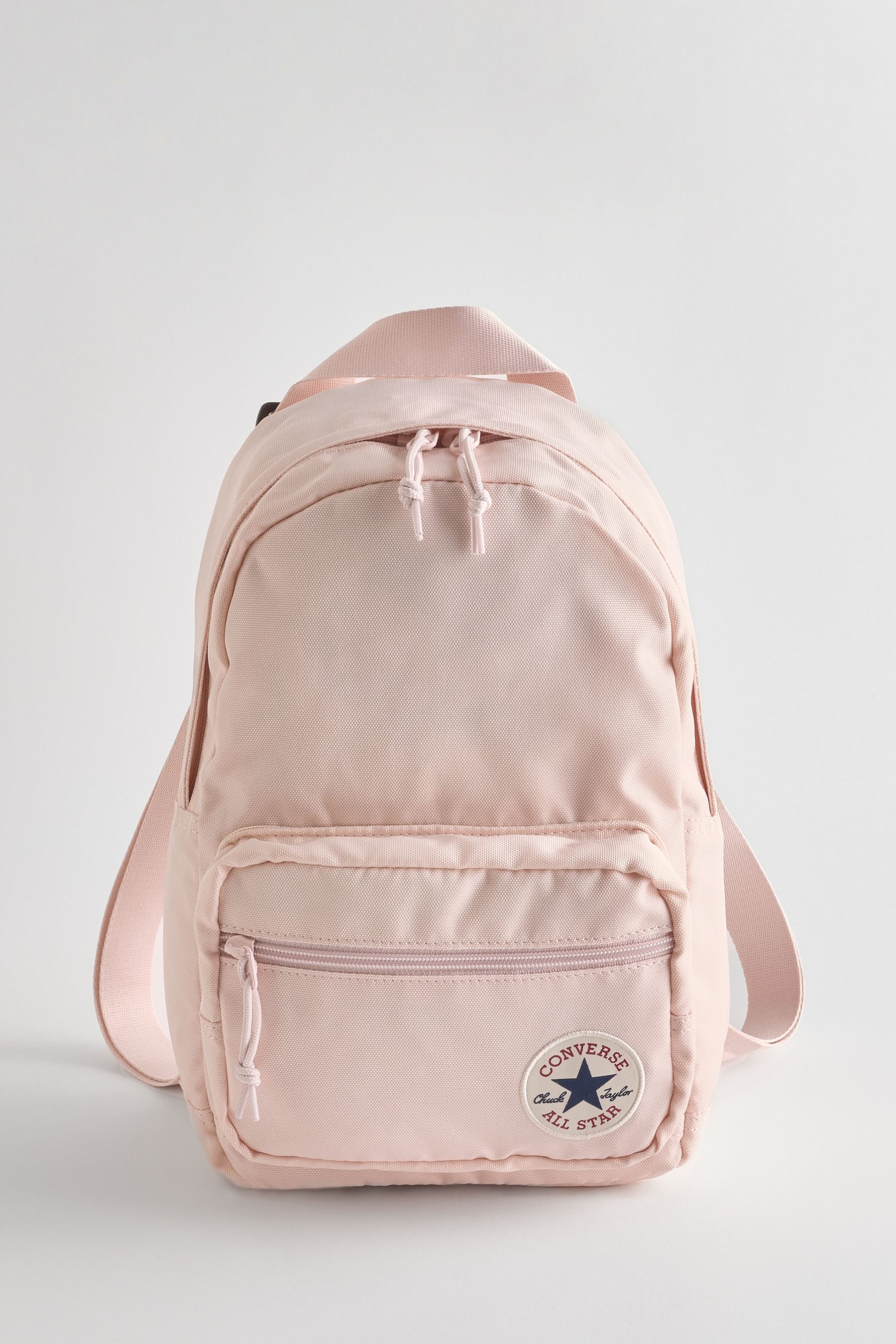 Converse Pink Go Lo Logo Patch Backpack