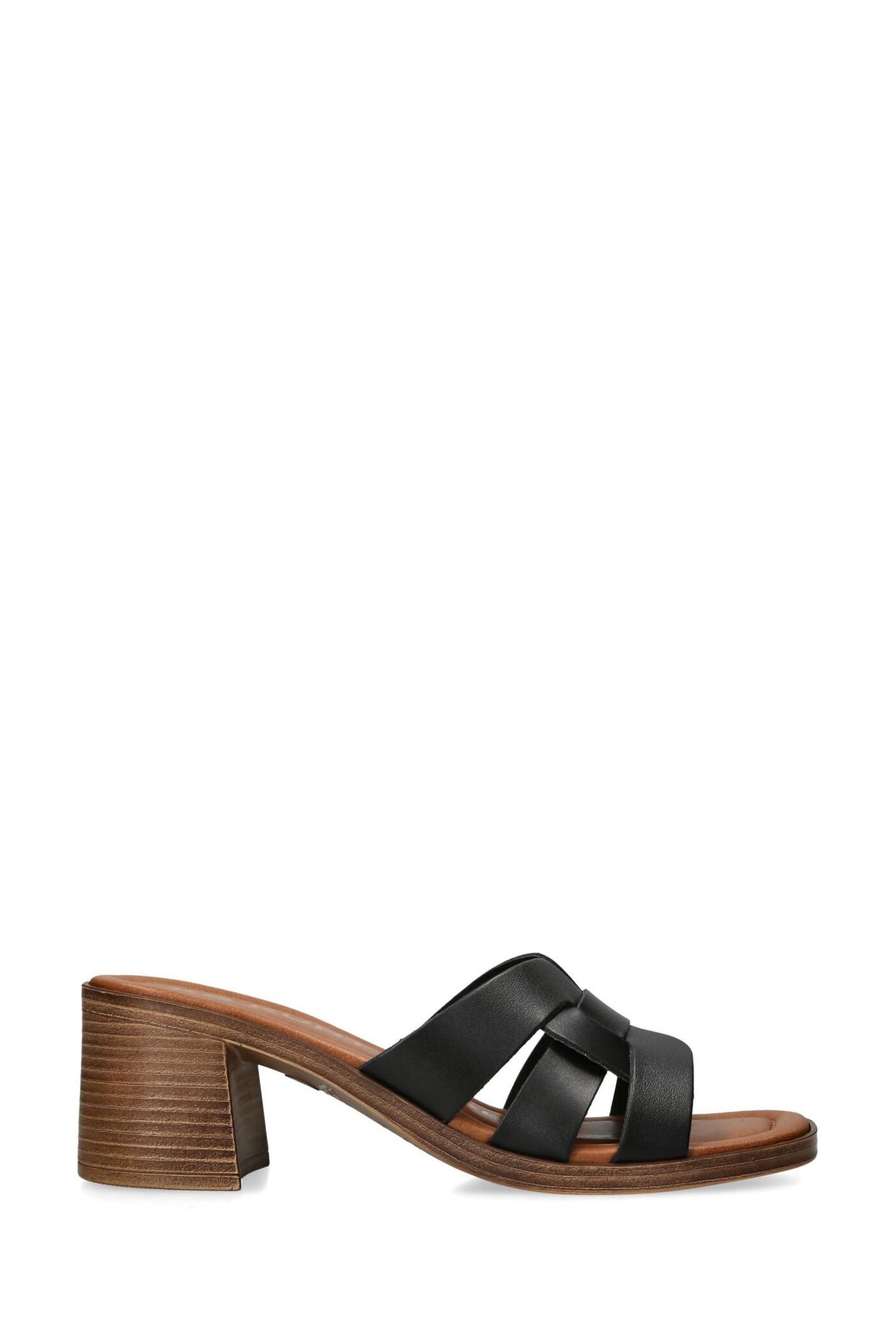 Kurt geiger black sandals sales