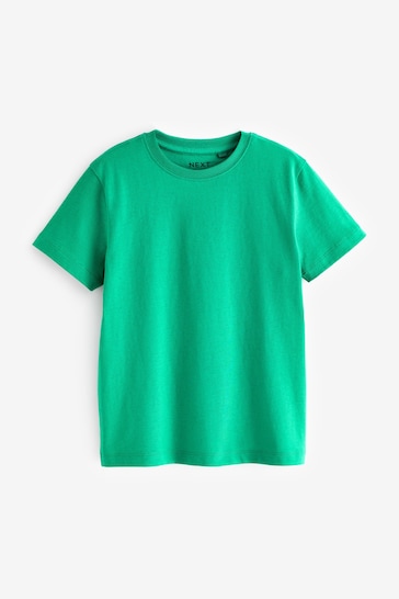 Green Jade Cotton Short Sleeve T-Shirt (3-16yrs)