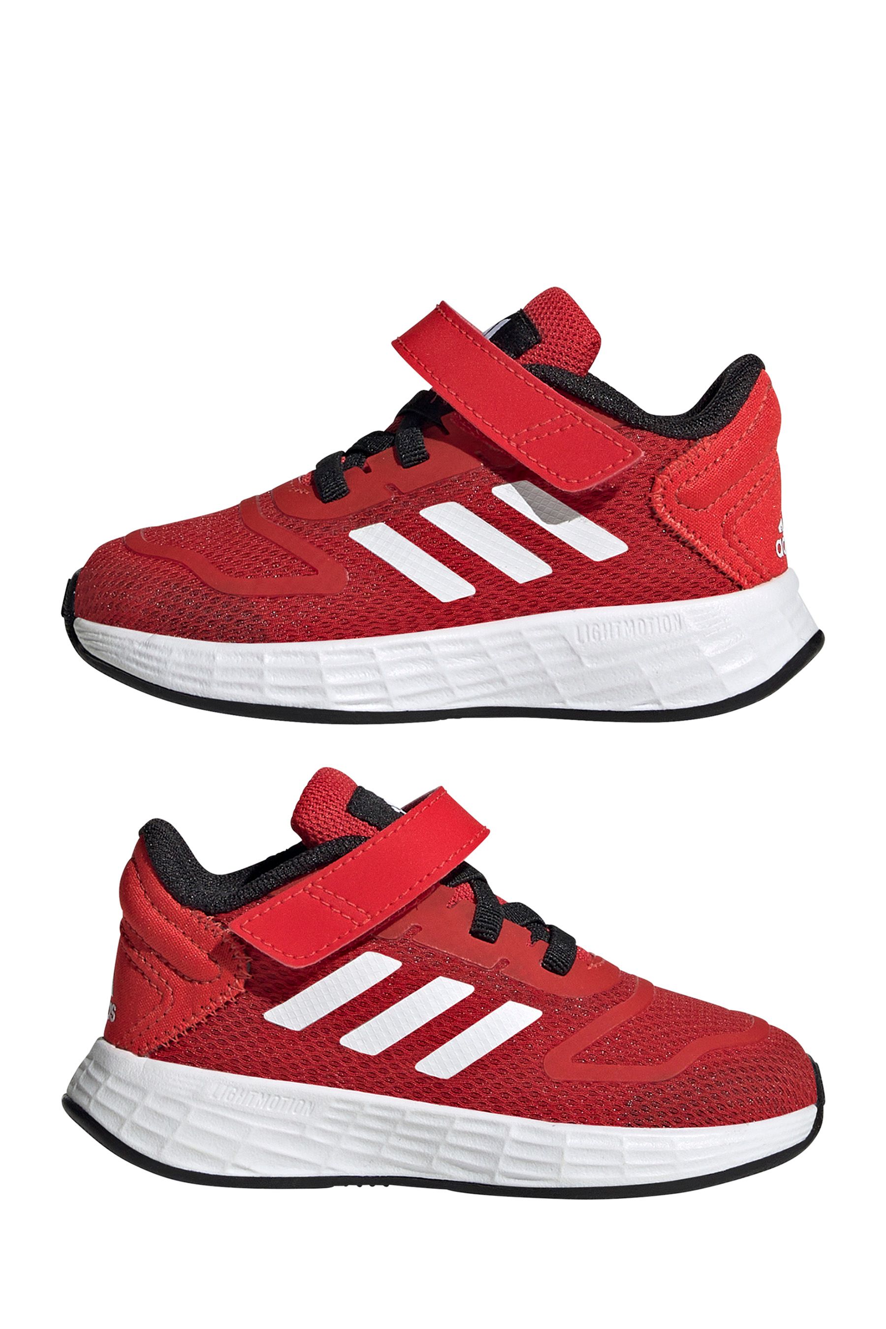 Buy adidas Red adidas Infant Duramo 10 Hook and Loop Trainers from Next Luxembourg