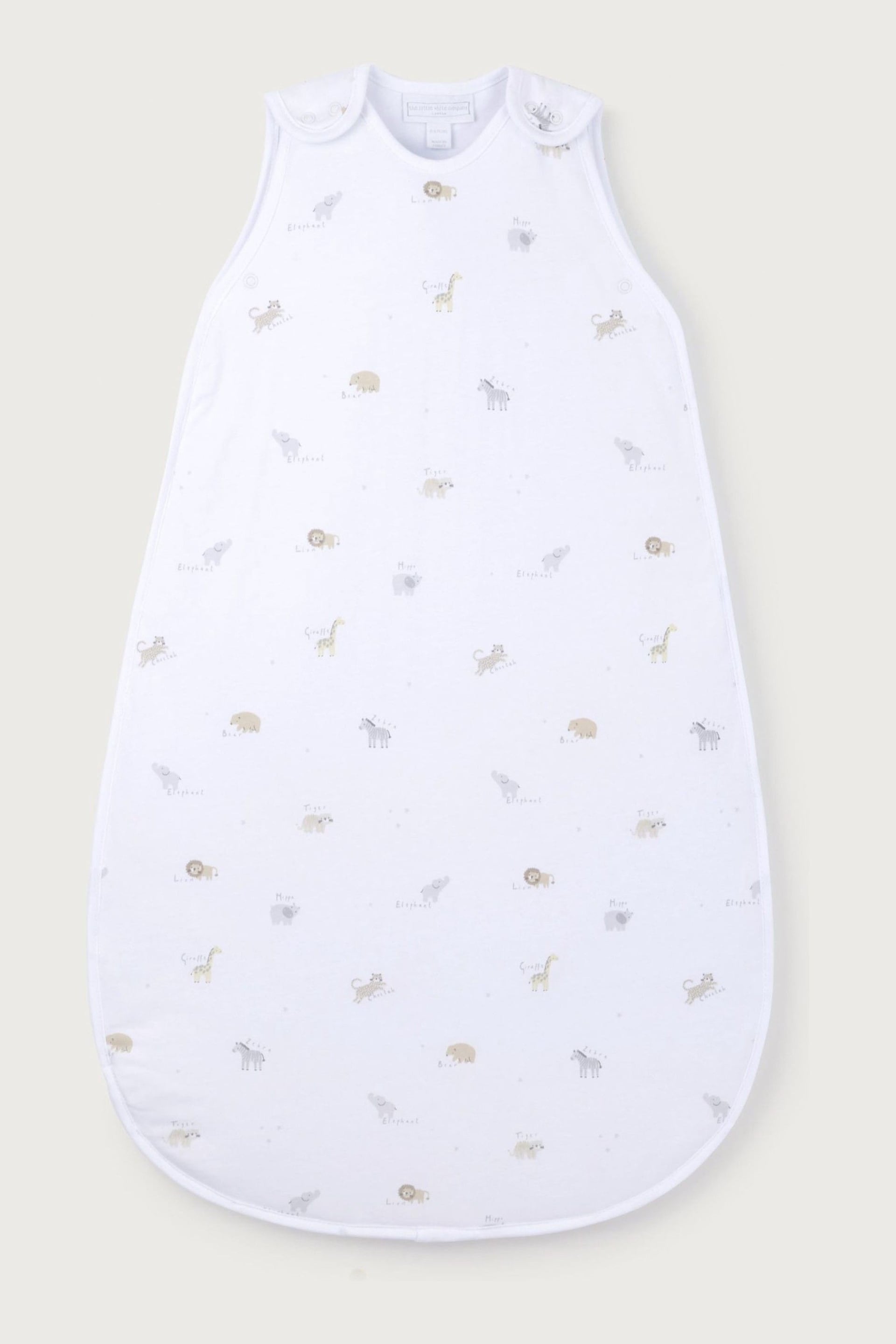 The White Company Animal Friends White Sleeping Bag 1Tog - Image 1 of 3