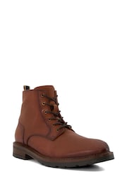 Dune London Natural Cheshires Plain Toe Cleated Sole Boots - Image 5 of 6