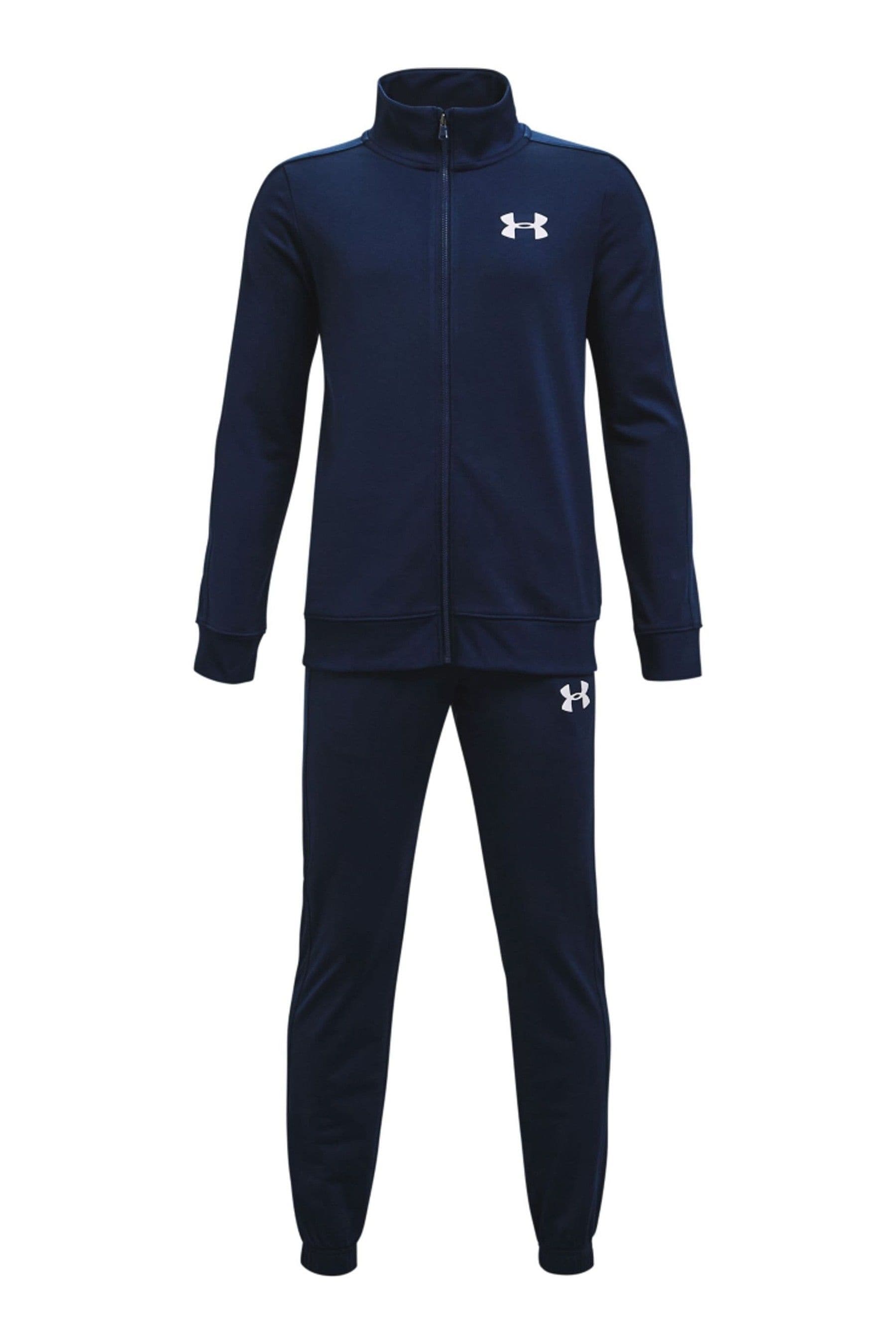 Buy Under Armour Navy Boys Youth Knit Tracksuit from Next Luxembourg