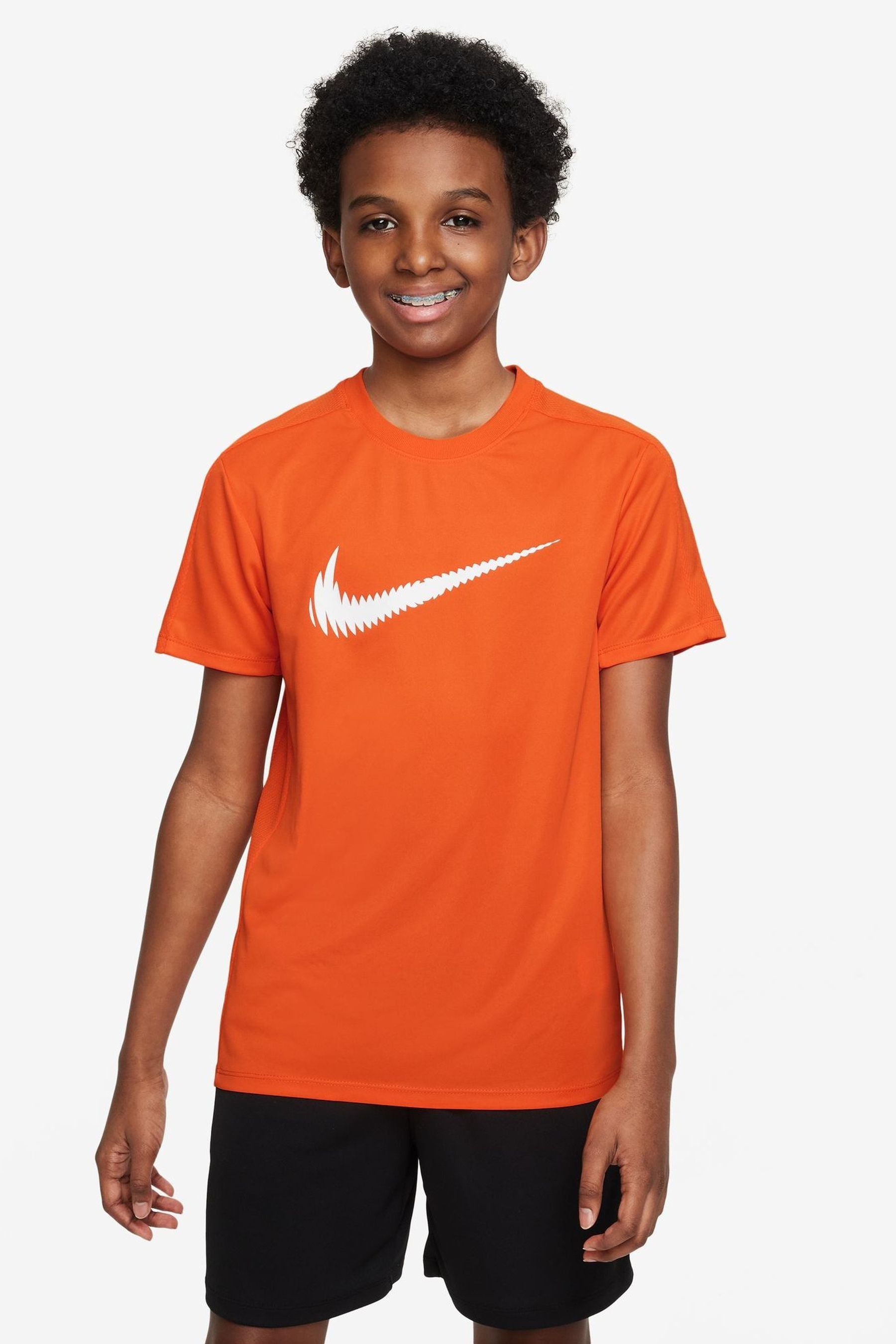 Nike Orange Chrome Dri FIT Trophy Training T Shirt