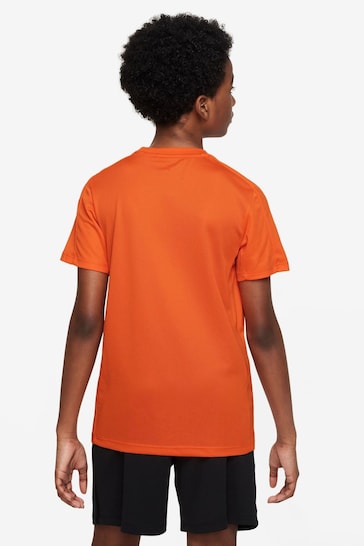 Nike Orange Dri-FIT Trophy Training T-Shirt
