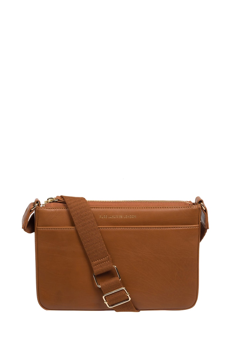 Pure Luxuries London Raye Nappa Leather Cross-Body Bag - Image 2 of 3