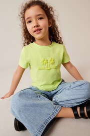 Green/Orange 3 Pack Bright Slogan Boxy T-Shirts (3-16yrs) - Image 9 of 10