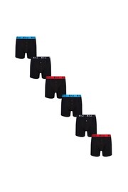 Pringle Black Button Fly Boxers Multi Pack - Image 2 of 3