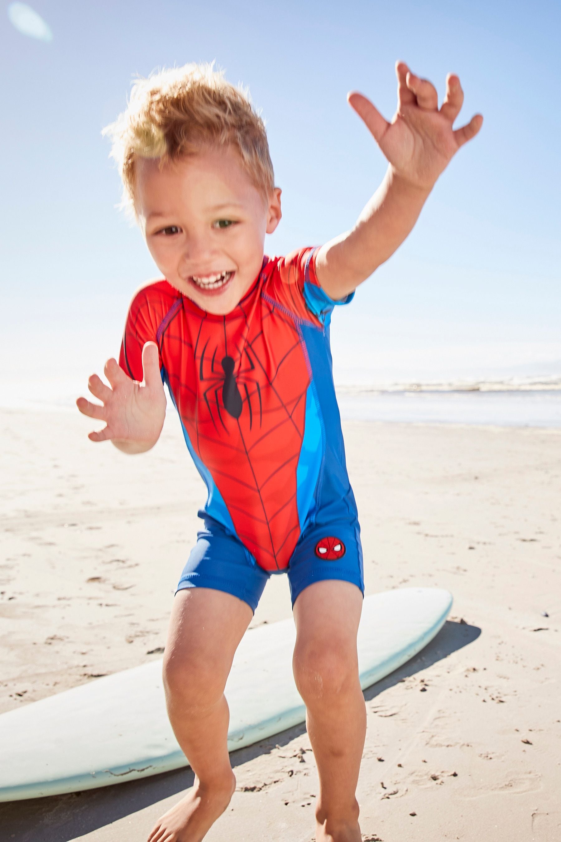 Spider Man Sunsafe Swimsuit 3mths 8yrs