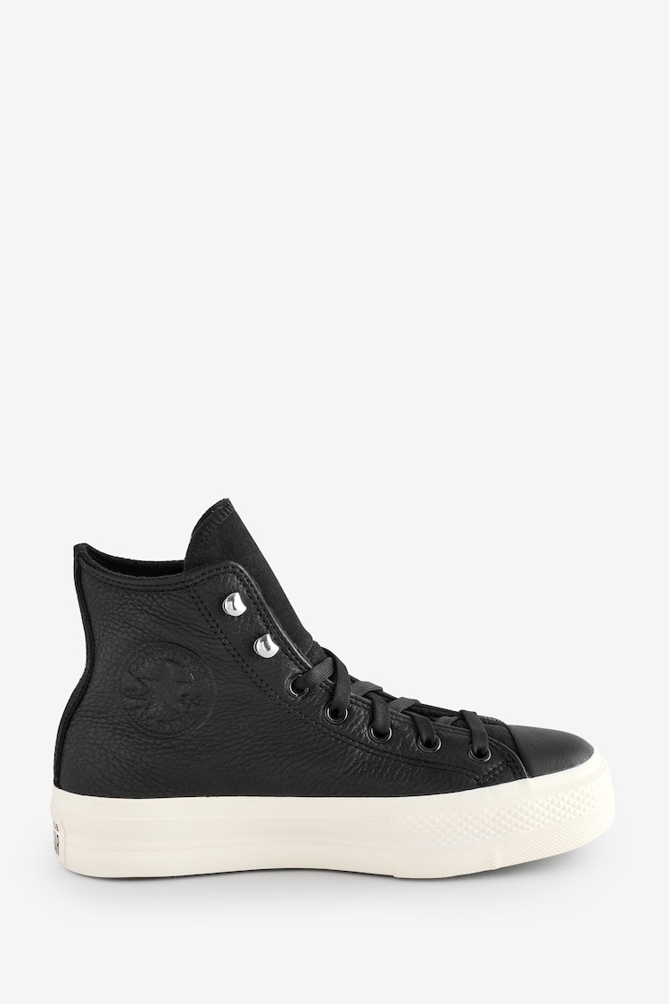 Converse Black Chuck Taylor All Star Lift High Trainers - Image 1 of 12