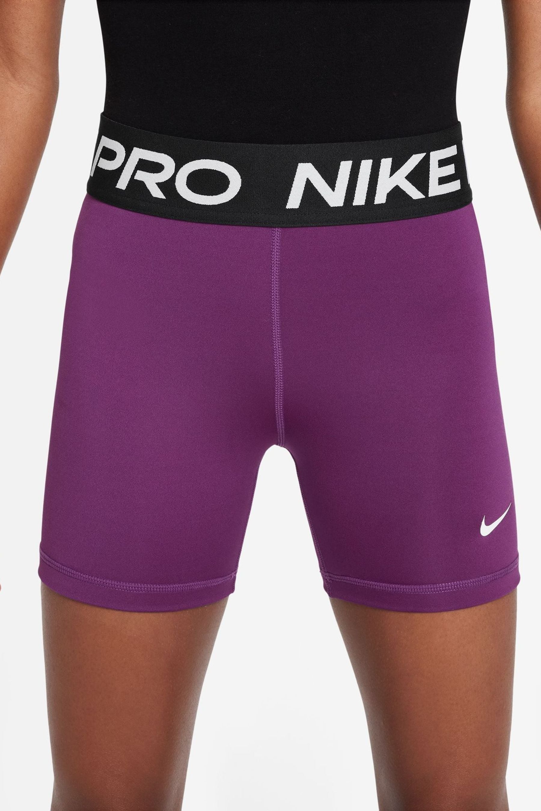 Buy Nike Purple Violet 3 Inch Dri FIT Pro Shorts from Next Luxembourg