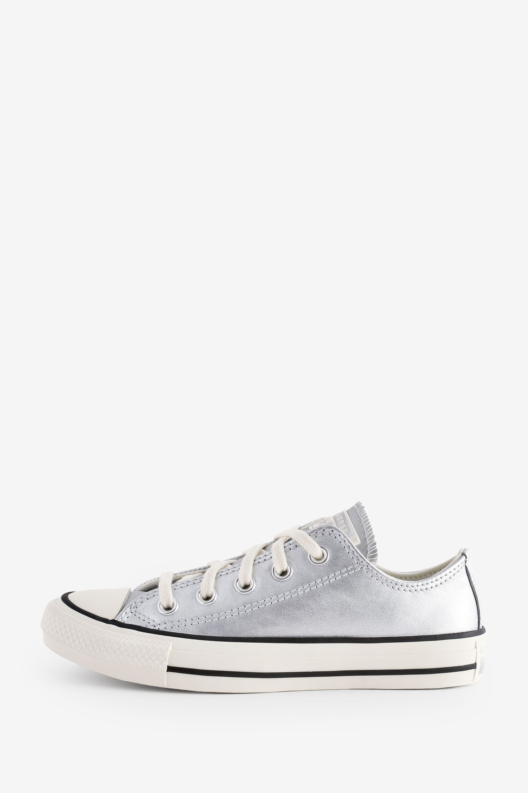 Buy Converse White Chuck Taylor All Star Metallic Ballet Trainers from the Next UK online shop