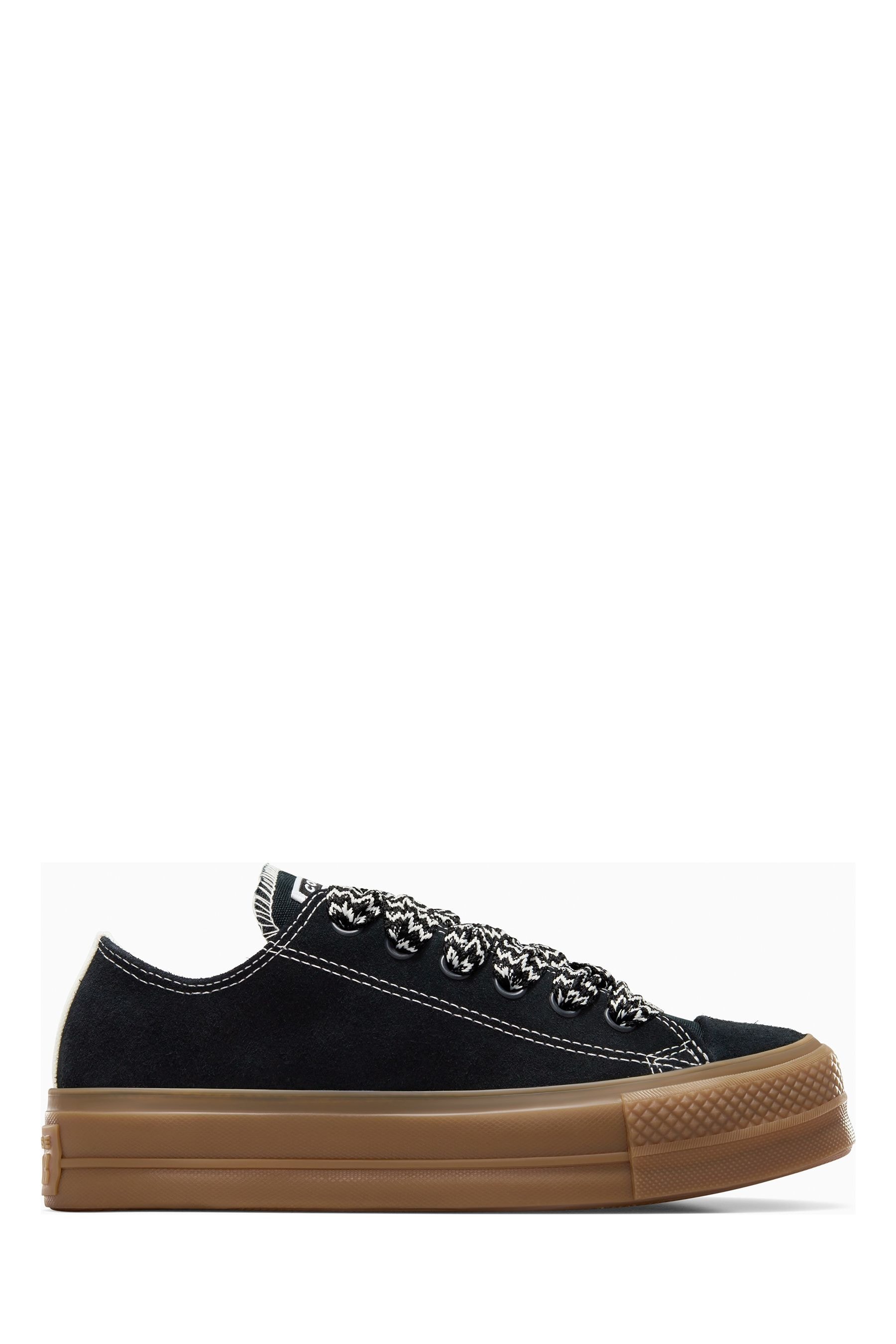 Buy Converse Black Ecru Chuck Taylor All Star Lift 90s Low Trainers from Next USA
