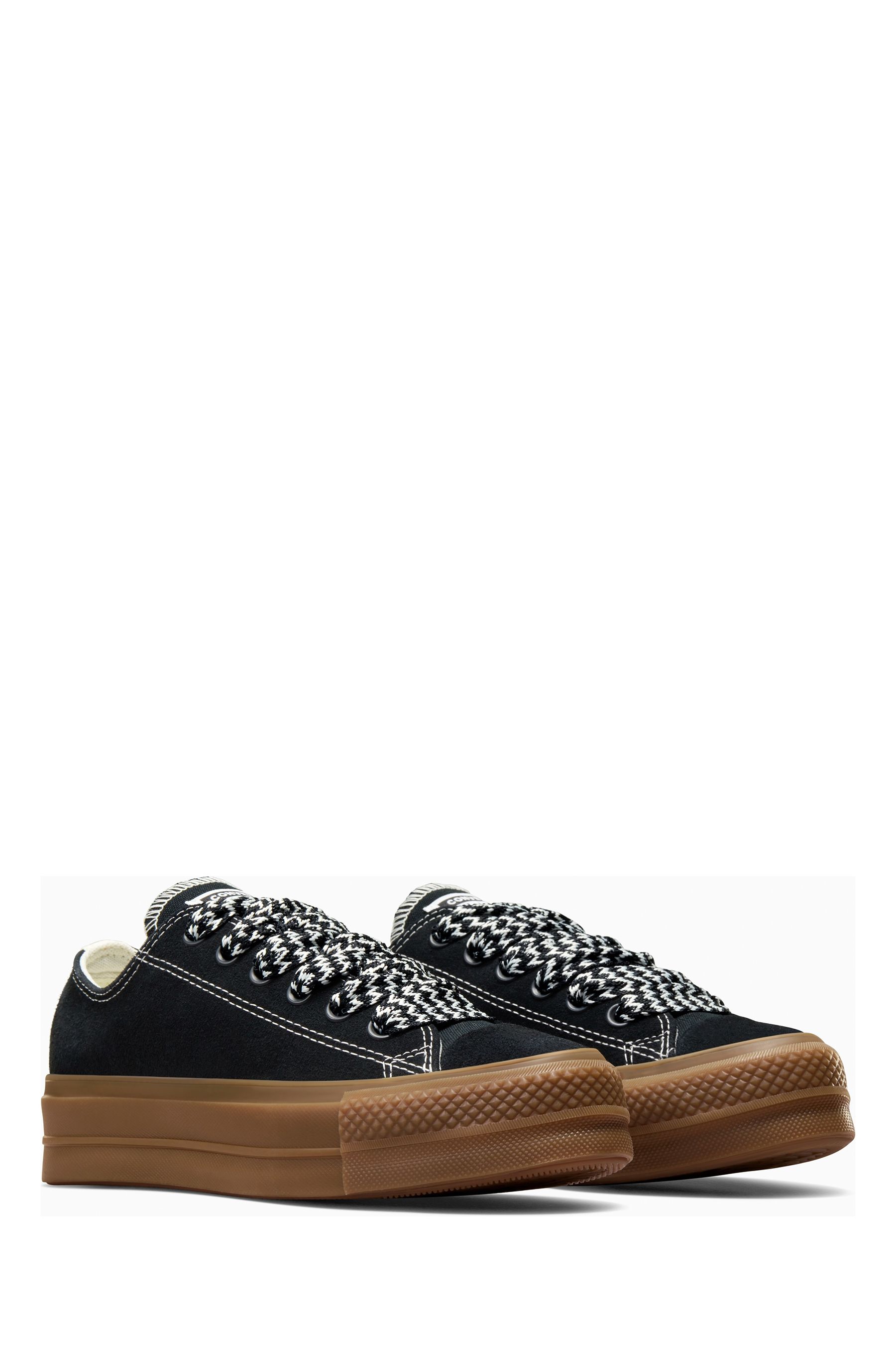 Buy Converse Black Ecru Chuck Taylor All Star Lift 90s Low Trainers from the Next UK online shop