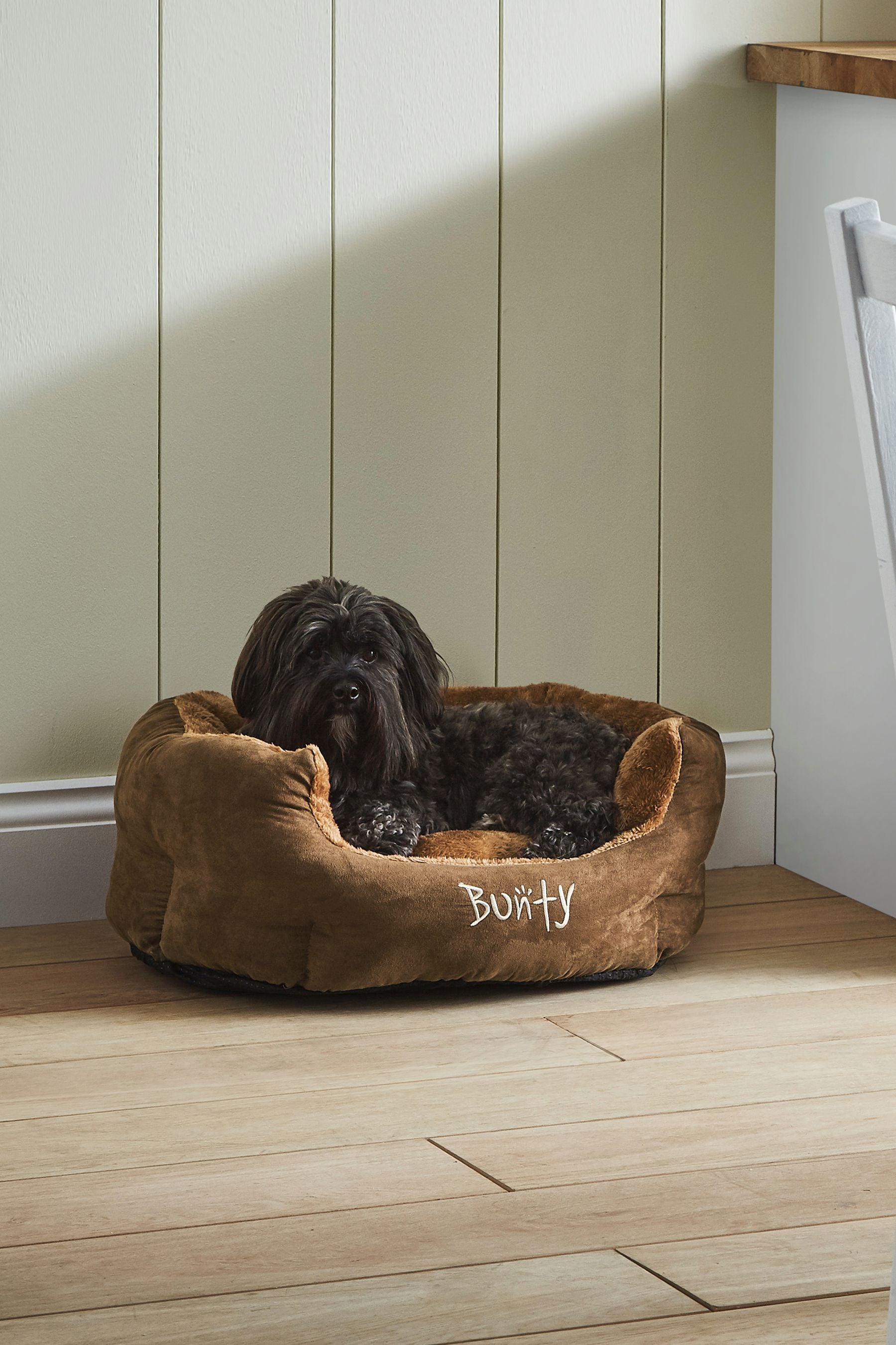 Bunty Brown Polar High Sided Dog Bed