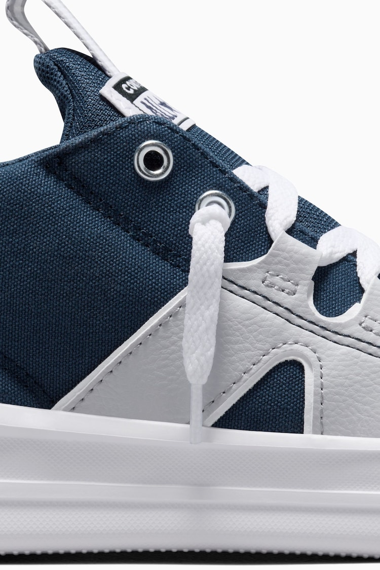 Converse Blue Junior Ultra Mid Trainers - Image 9 of 9